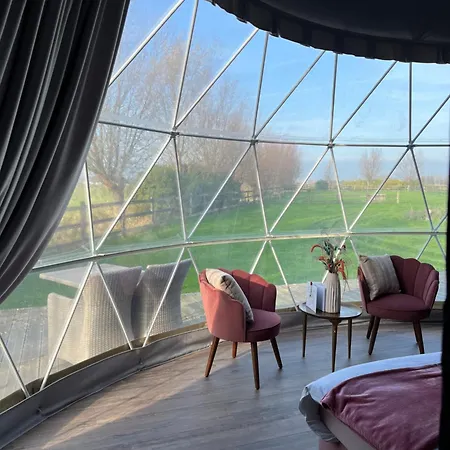 Id Glamping De Coude Scheure Lyxtält *